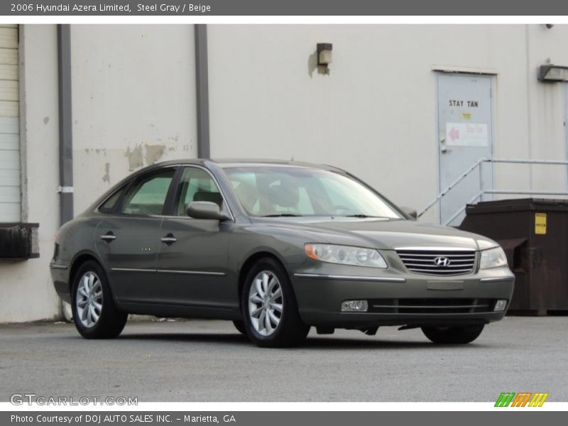 Steel Gray / Beige 2006 Hyundai Azera Limited