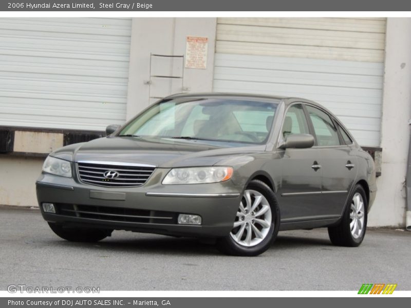 Steel Gray / Beige 2006 Hyundai Azera Limited