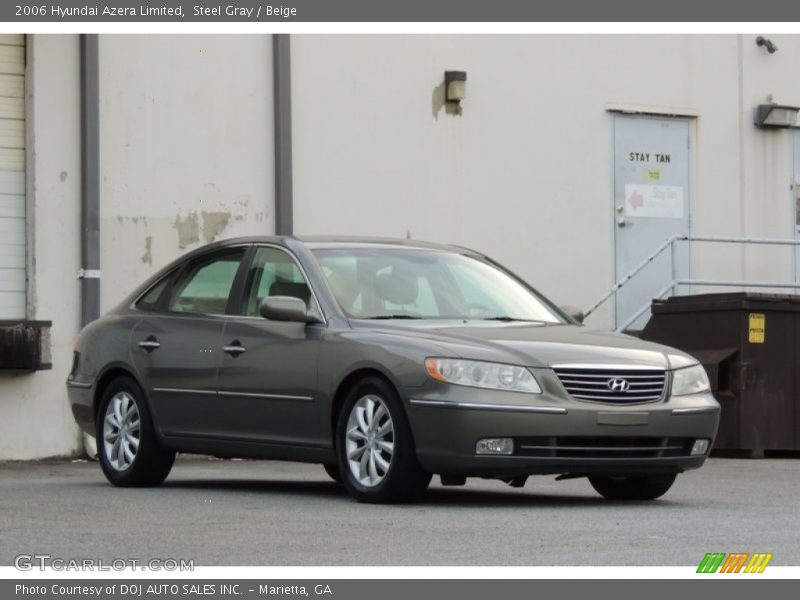 Steel Gray / Beige 2006 Hyundai Azera Limited