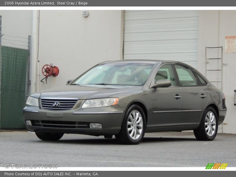 Steel Gray / Beige 2006 Hyundai Azera Limited