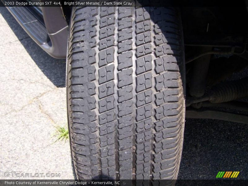 Bright Silver Metallic / Dark Slate Gray 2003 Dodge Durango SXT 4x4