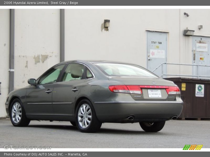 Steel Gray / Beige 2006 Hyundai Azera Limited