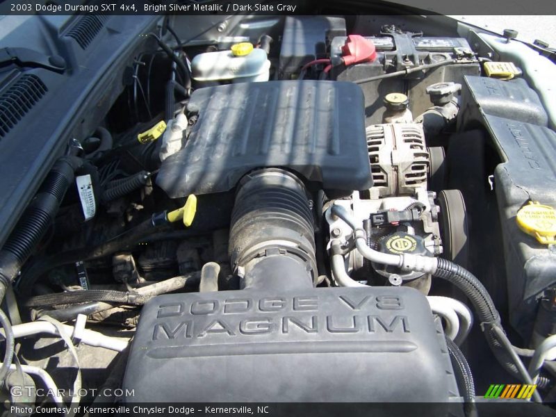 Bright Silver Metallic / Dark Slate Gray 2003 Dodge Durango SXT 4x4