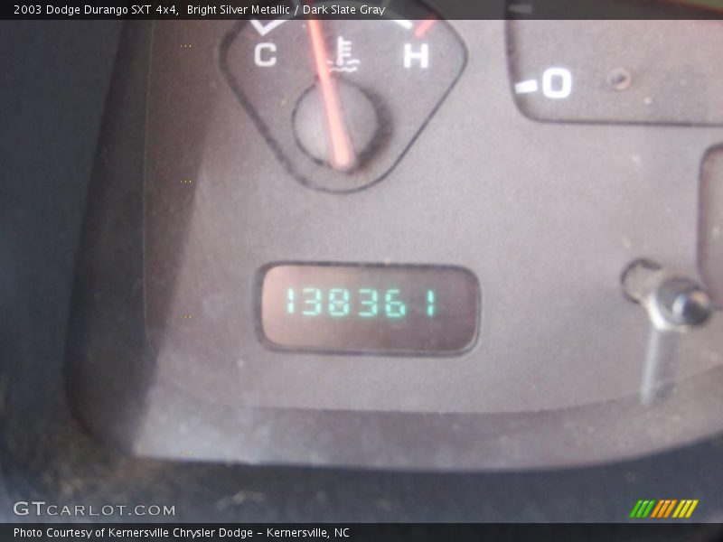 Bright Silver Metallic / Dark Slate Gray 2003 Dodge Durango SXT 4x4