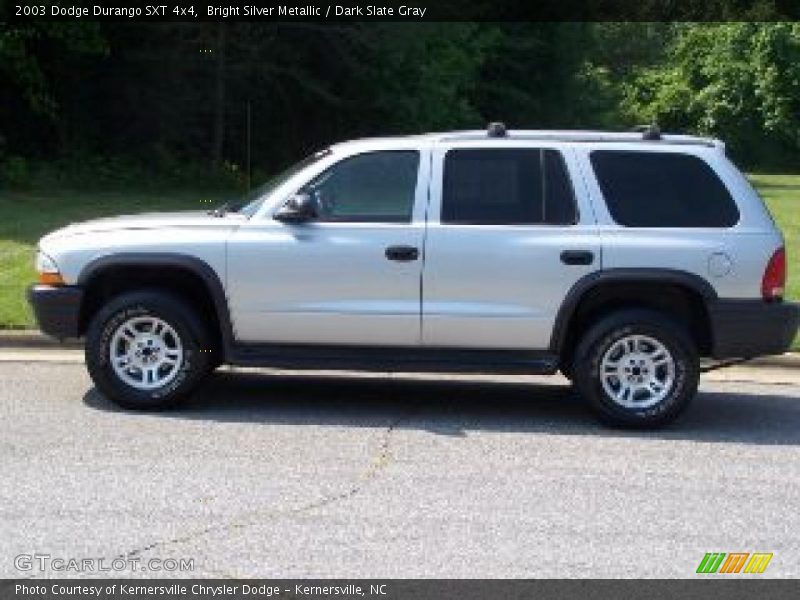 Bright Silver Metallic / Dark Slate Gray 2003 Dodge Durango SXT 4x4