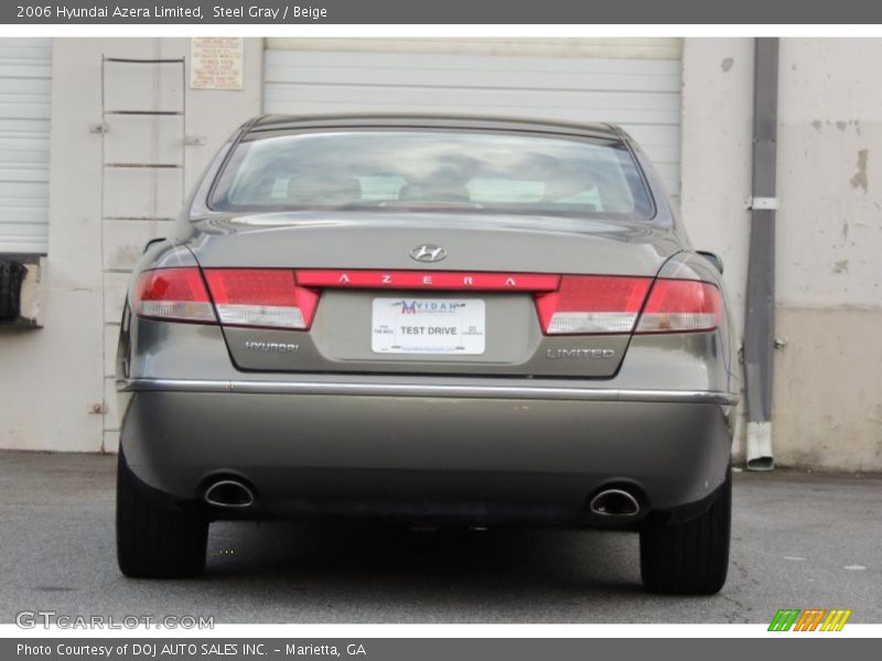 Steel Gray / Beige 2006 Hyundai Azera Limited