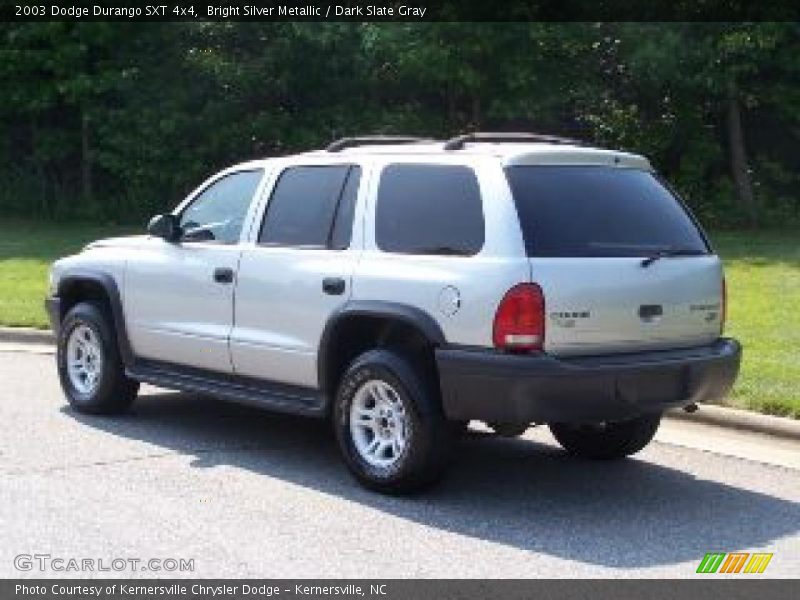 Bright Silver Metallic / Dark Slate Gray 2003 Dodge Durango SXT 4x4
