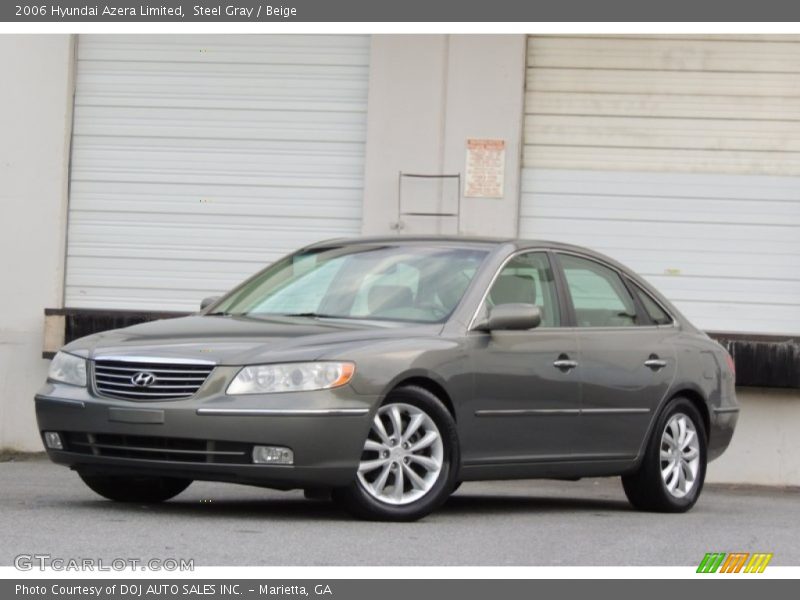Steel Gray / Beige 2006 Hyundai Azera Limited