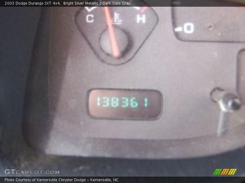 Bright Silver Metallic / Dark Slate Gray 2003 Dodge Durango SXT 4x4