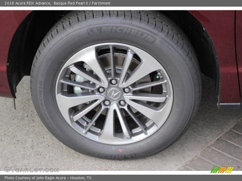 Basque Red Pearl II / Parchment 2016 Acura RDX Advance