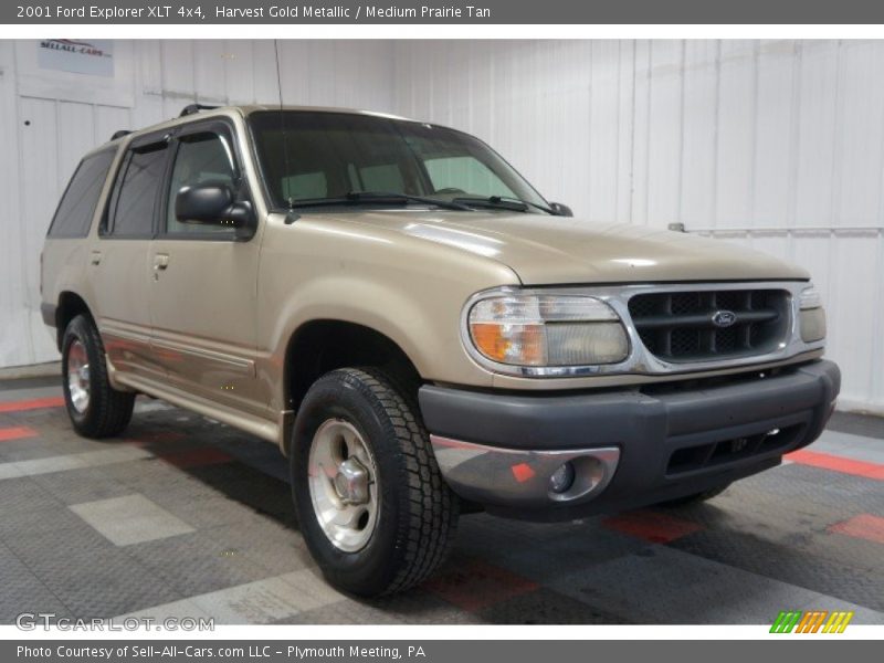 Harvest Gold Metallic / Medium Prairie Tan 2001 Ford Explorer XLT 4x4