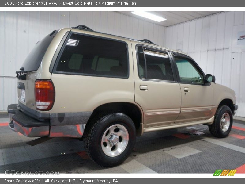 Harvest Gold Metallic / Medium Prairie Tan 2001 Ford Explorer XLT 4x4