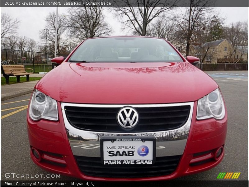 Salsa Red / Cornsilk Beige 2010 Volkswagen Eos Komfort