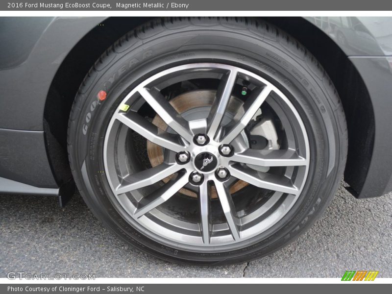 Magnetic Metallic / Ebony 2016 Ford Mustang EcoBoost Coupe