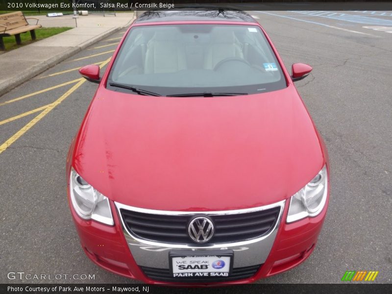 Salsa Red / Cornsilk Beige 2010 Volkswagen Eos Komfort
