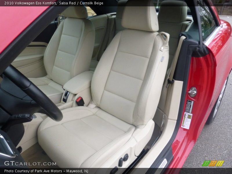 Salsa Red / Cornsilk Beige 2010 Volkswagen Eos Komfort