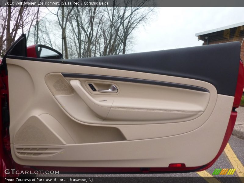 Salsa Red / Cornsilk Beige 2010 Volkswagen Eos Komfort