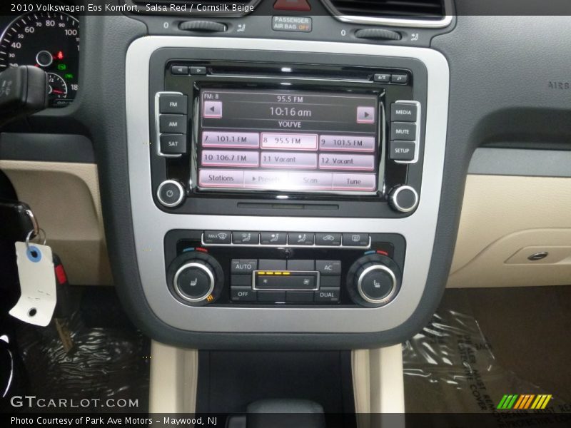 Salsa Red / Cornsilk Beige 2010 Volkswagen Eos Komfort