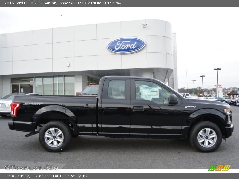  2016 F150 XL SuperCab Shadow Black