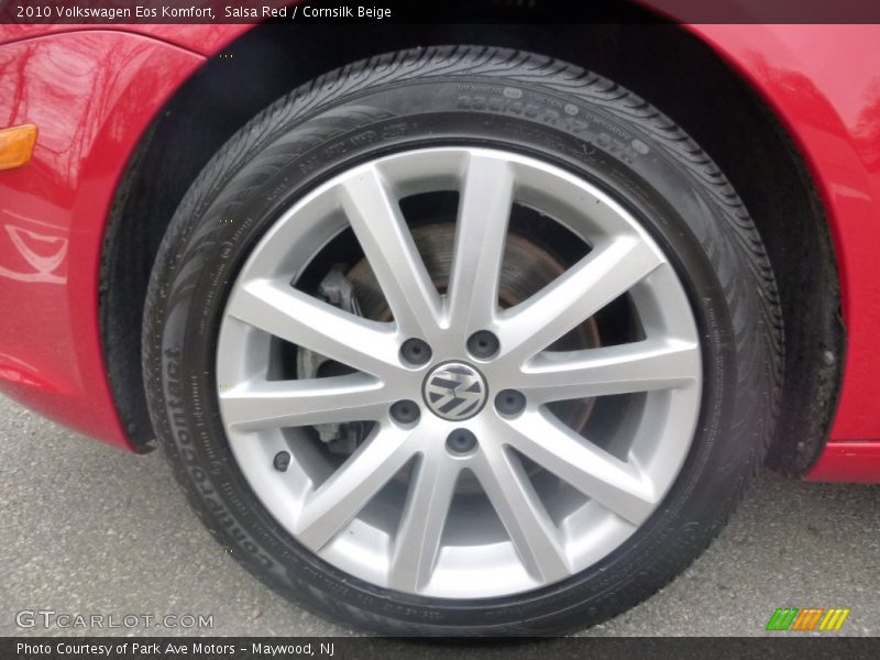 Salsa Red / Cornsilk Beige 2010 Volkswagen Eos Komfort