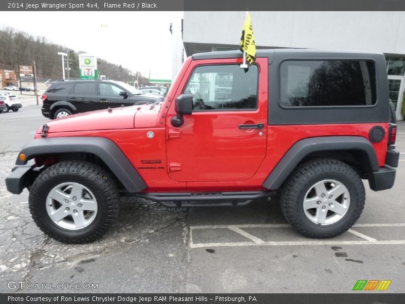 Flame Red / Black 2014 Jeep Wrangler Sport 4x4