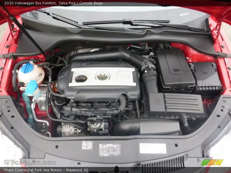 Salsa Red / Cornsilk Beige 2010 Volkswagen Eos Komfort