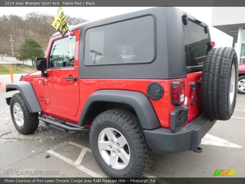 Flame Red / Black 2014 Jeep Wrangler Sport 4x4