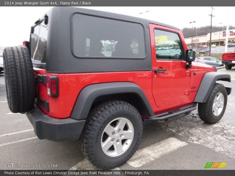 Flame Red / Black 2014 Jeep Wrangler Sport 4x4