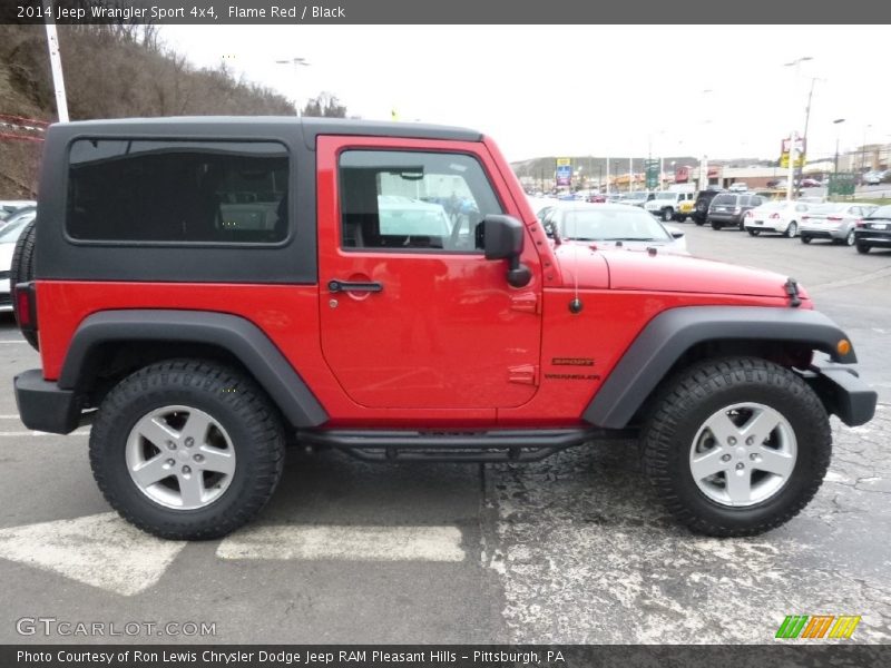 Flame Red / Black 2014 Jeep Wrangler Sport 4x4