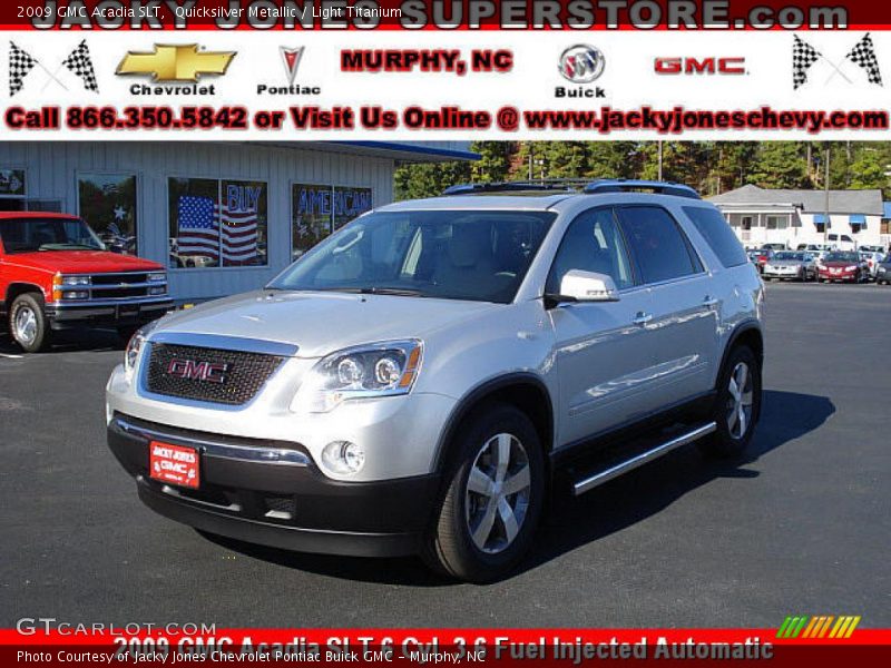 Quicksilver Metallic / Light Titanium 2009 GMC Acadia SLT