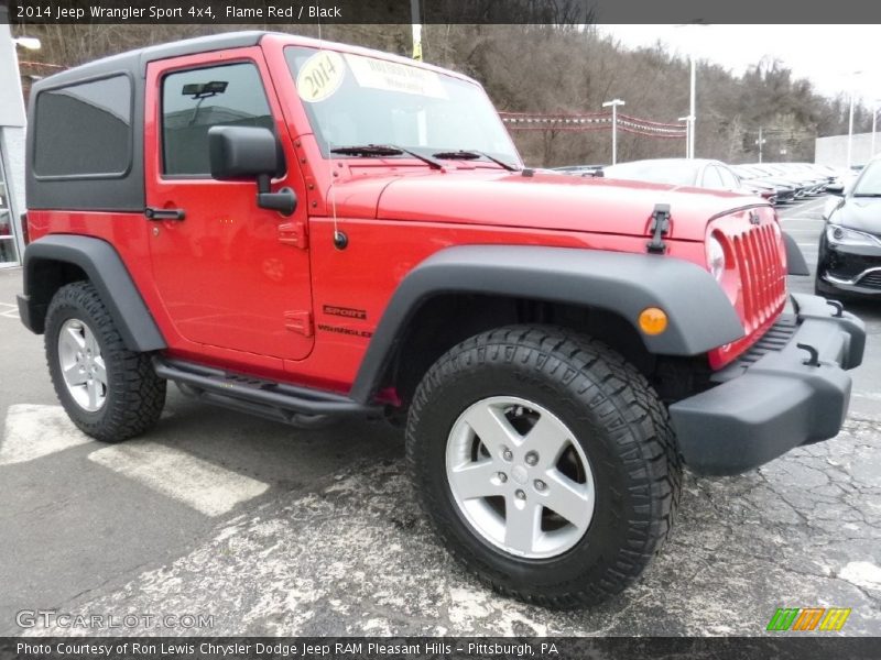 Flame Red / Black 2014 Jeep Wrangler Sport 4x4