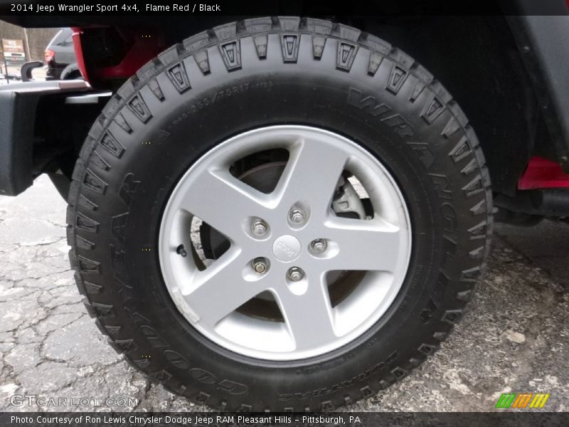 Flame Red / Black 2014 Jeep Wrangler Sport 4x4