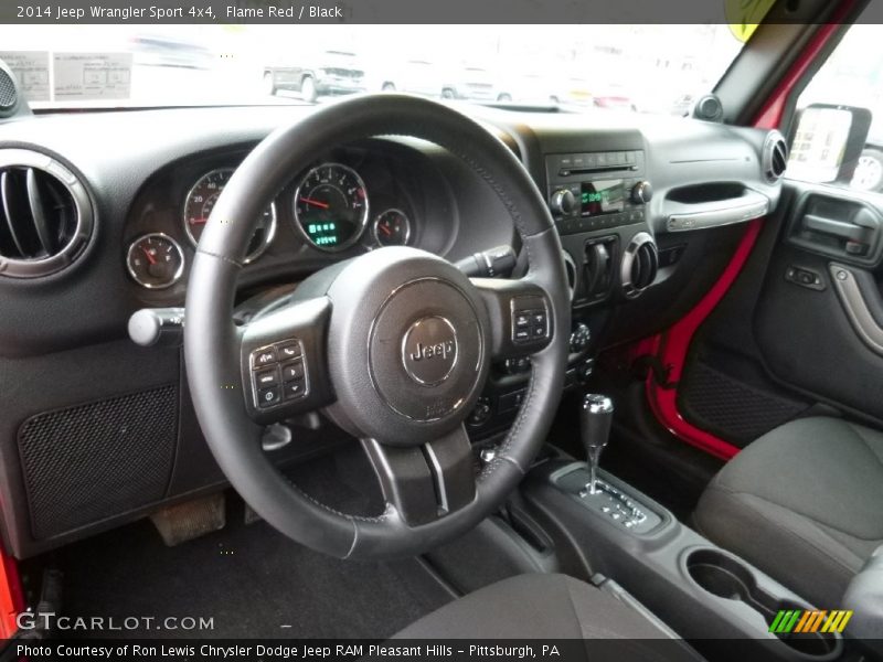 Flame Red / Black 2014 Jeep Wrangler Sport 4x4