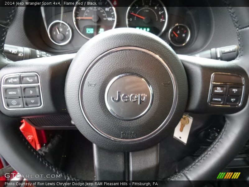 Flame Red / Black 2014 Jeep Wrangler Sport 4x4