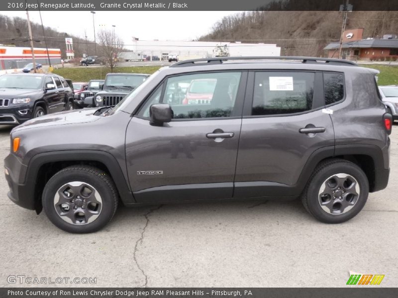 Granite Crystal Metallic / Black 2016 Jeep Renegade Latitude