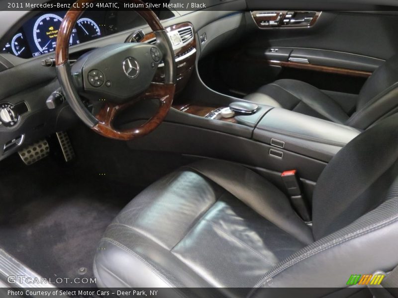 Iridium Silver Metallic / Black 2011 Mercedes-Benz CL 550 4MATIC