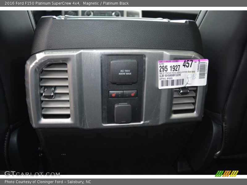 Magnetic / Platinum Black 2016 Ford F150 Platinum SuperCrew 4x4