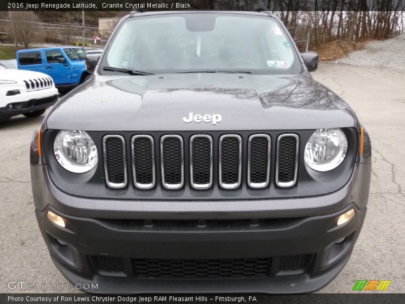 Granite Crystal Metallic / Black 2016 Jeep Renegade Latitude