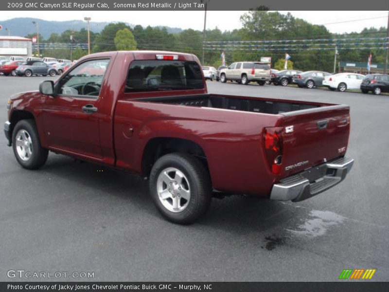 Sonoma Red Metallic / Light Tan 2009 GMC Canyon SLE Regular Cab