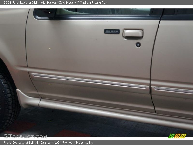 Harvest Gold Metallic / Medium Prairie Tan 2001 Ford Explorer XLT 4x4