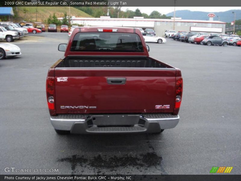 Sonoma Red Metallic / Light Tan 2009 GMC Canyon SLE Regular Cab