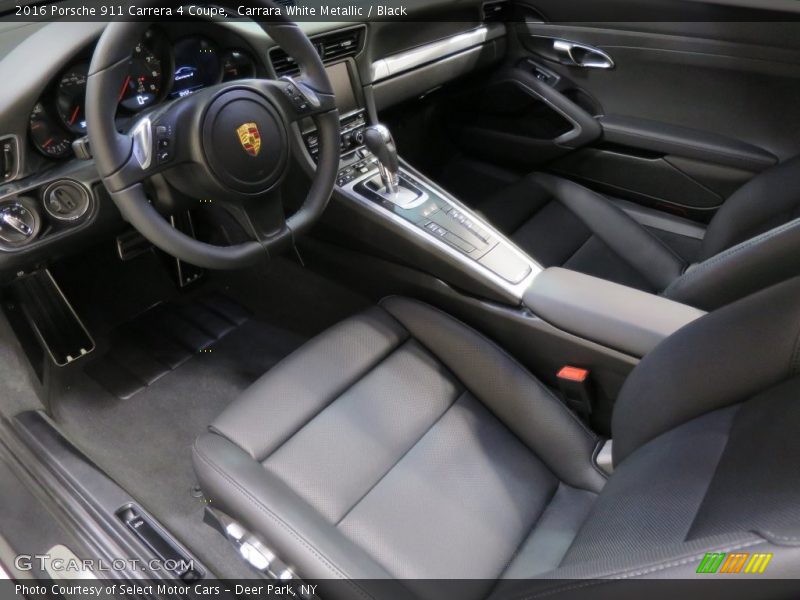 Black Interior - 2016 911 Carrera 4 Coupe 