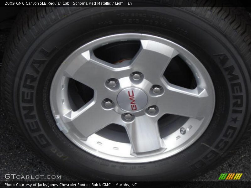 Sonoma Red Metallic / Light Tan 2009 GMC Canyon SLE Regular Cab