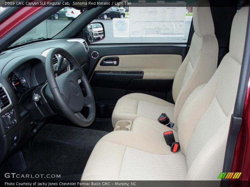 Sonoma Red Metallic / Light Tan 2009 GMC Canyon SLE Regular Cab
