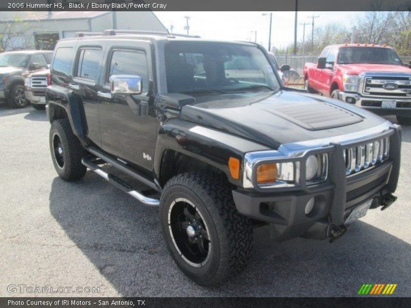 Black / Ebony Black/Pewter Gray 2006 Hummer H3