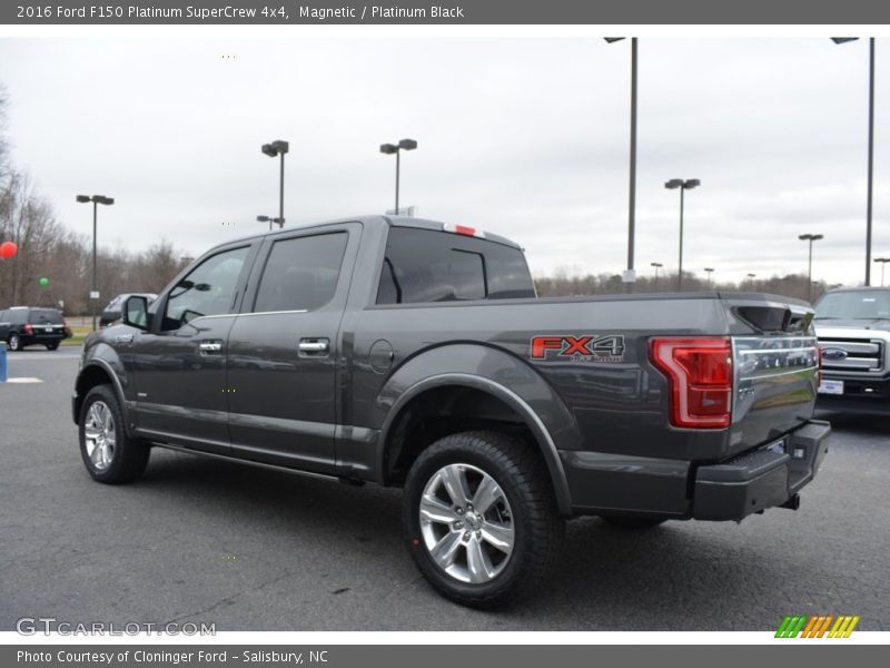 Magnetic / Platinum Black 2016 Ford F150 Platinum SuperCrew 4x4