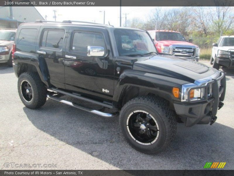 Black / Ebony Black/Pewter Gray 2006 Hummer H3