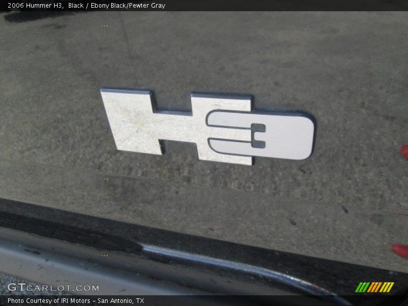 Black / Ebony Black/Pewter Gray 2006 Hummer H3