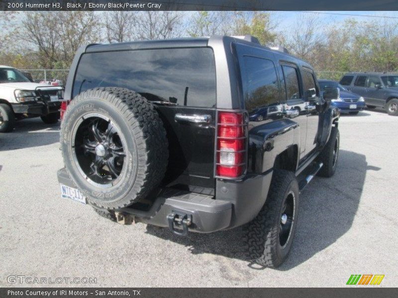 Black / Ebony Black/Pewter Gray 2006 Hummer H3