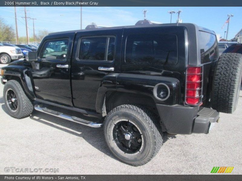 Black / Ebony Black/Pewter Gray 2006 Hummer H3